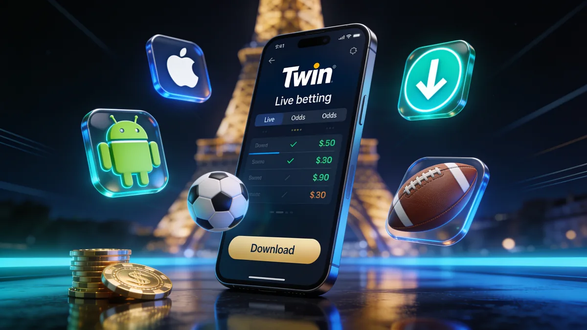 Inscription sur l'application mobile Twin Casino pour les joueurs en France